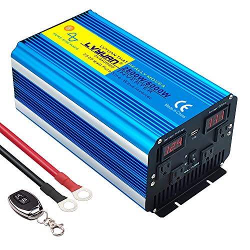 Amazon | IpowerBingo インバーター 正弦波 12V 2500W 最大 5000W DC